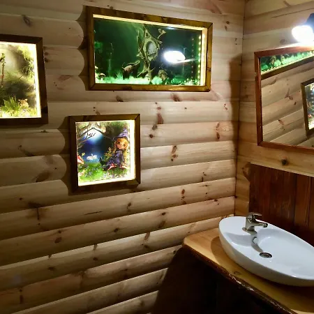 Holzhaus Trollbluemchen Am Wald Und See Neuruppin Extérieur photo