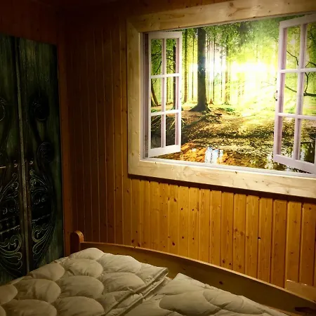 Holzhaus Trollbluemchen Am Wald Und See Neuruppin Extérieur photo